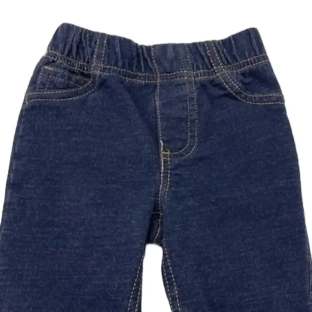 Carter’s Denim Blue Jeans Size 6 Months cotton